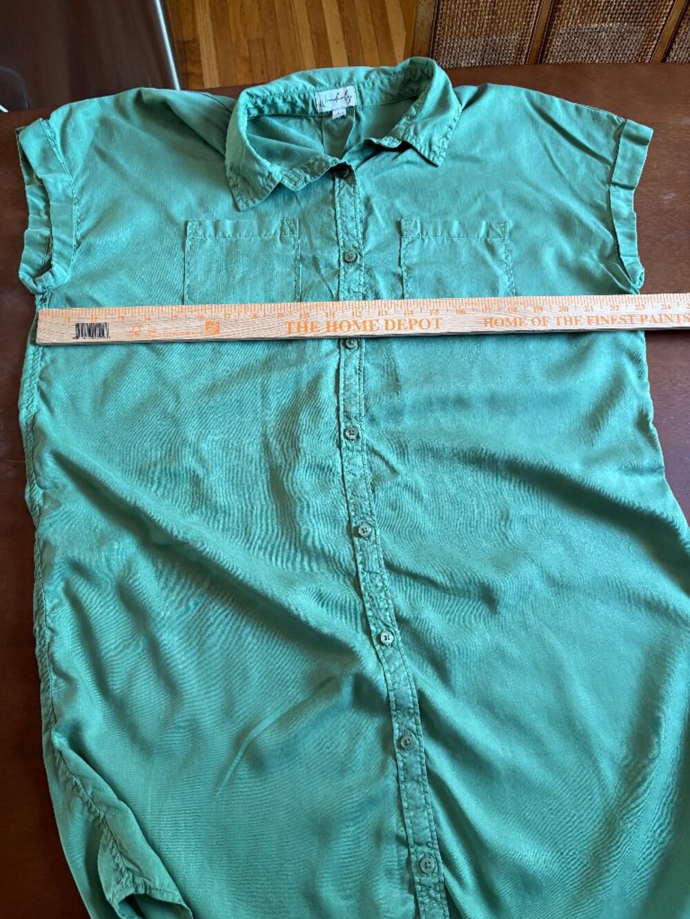Wonderly Womens Large dress- green - Picture 2 of 5